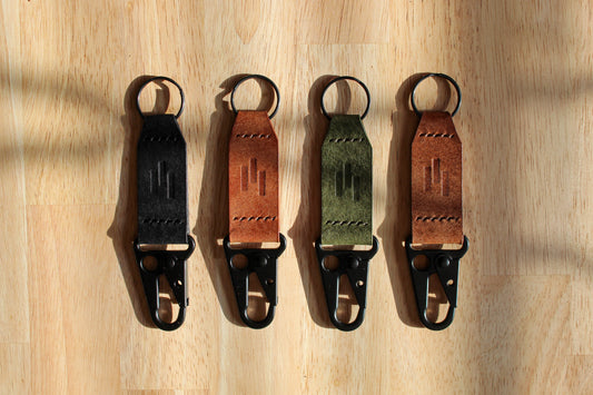 Leather Sling Clip Keychain