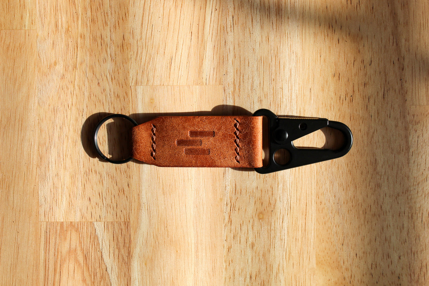 Leather Sling Clip Keychain