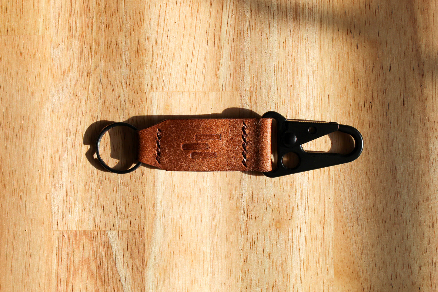 Leather Sling Clip Keychain