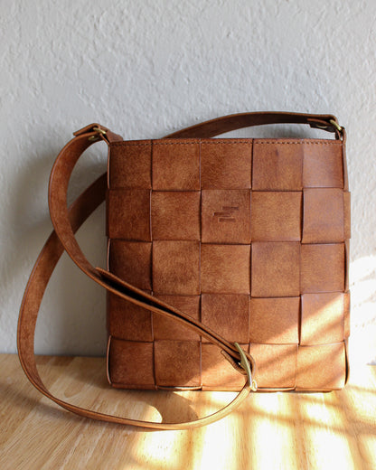 Woven Cross Body Bag